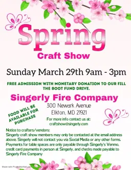 Singerly Spring Craft Show