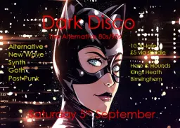 Dark Disco Club Night - The Alternative 80s/90s