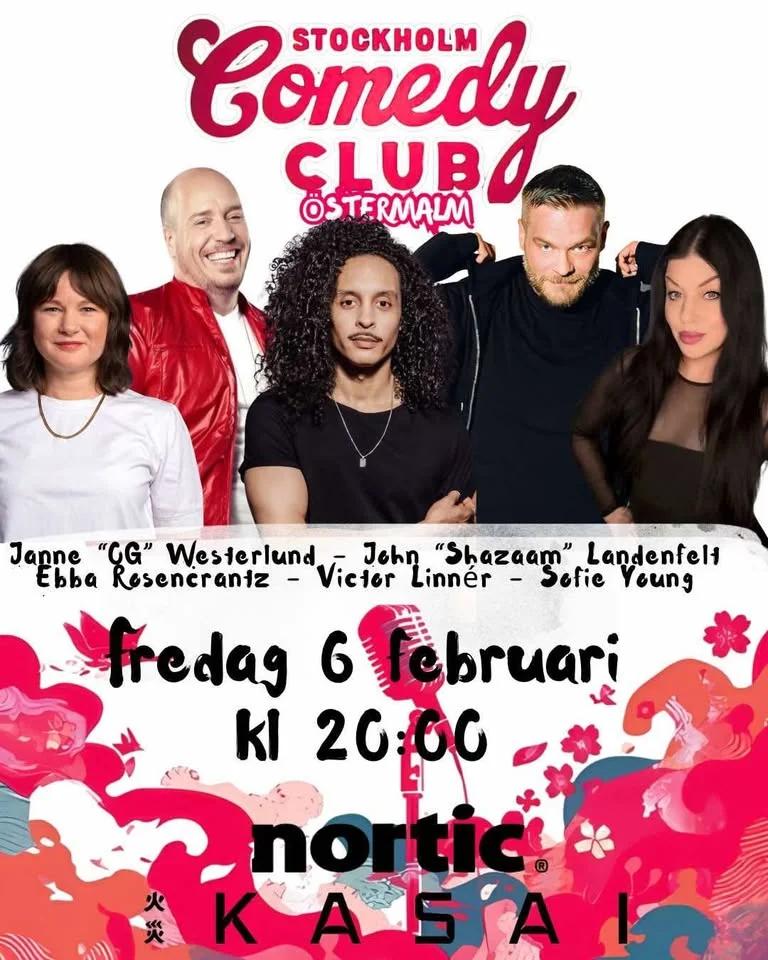Viktor Linner, John ”Shazaam” Landenfelt, Sofie Young, Ebba Rosencrantz & Janne ”OG” Westerlund