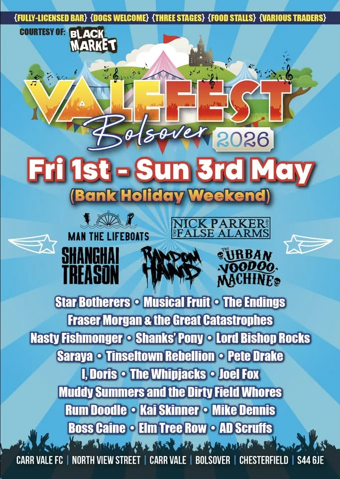 VALEFEST 2026 (Early May Bank Holiday Weekend)