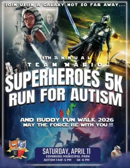 11th Annual Team Mario Super Hero 5K Run for Autism