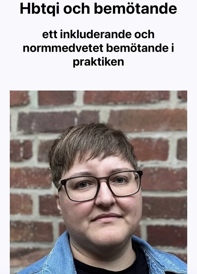 "HBTQI och bemötande - kostnadsfritt fredagsseminarium"