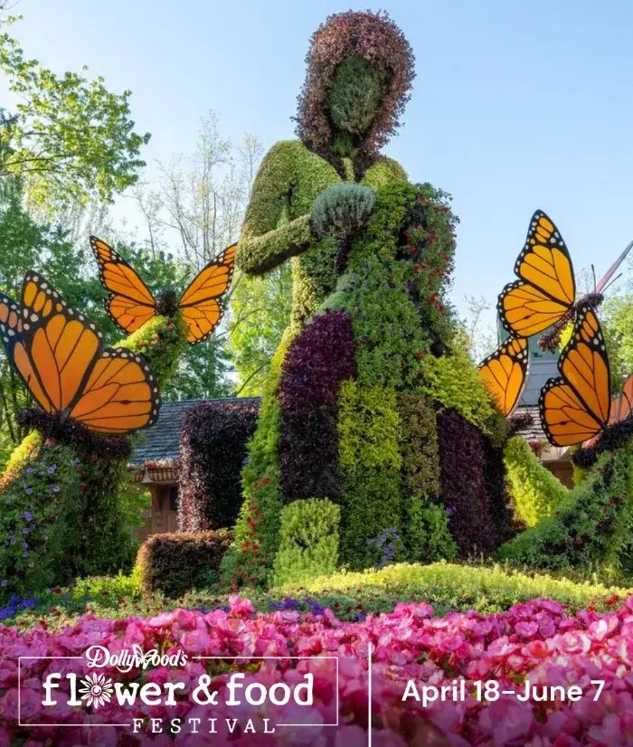 Dollywood's Flower & Food Festival Opening Day