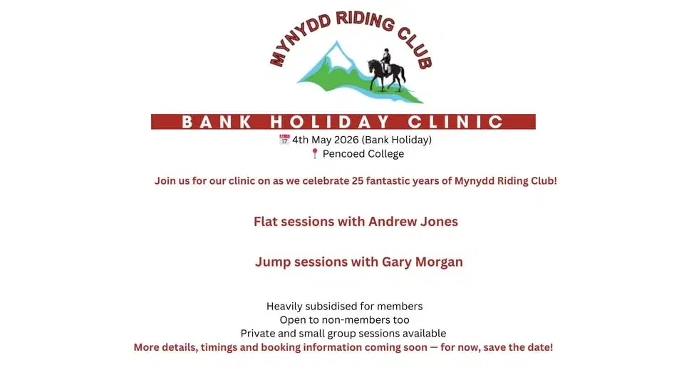 Mynydd Flatwork and Jumping Clinic