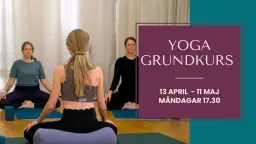 Yoga grundkurs: 5 veckor - start 13 april