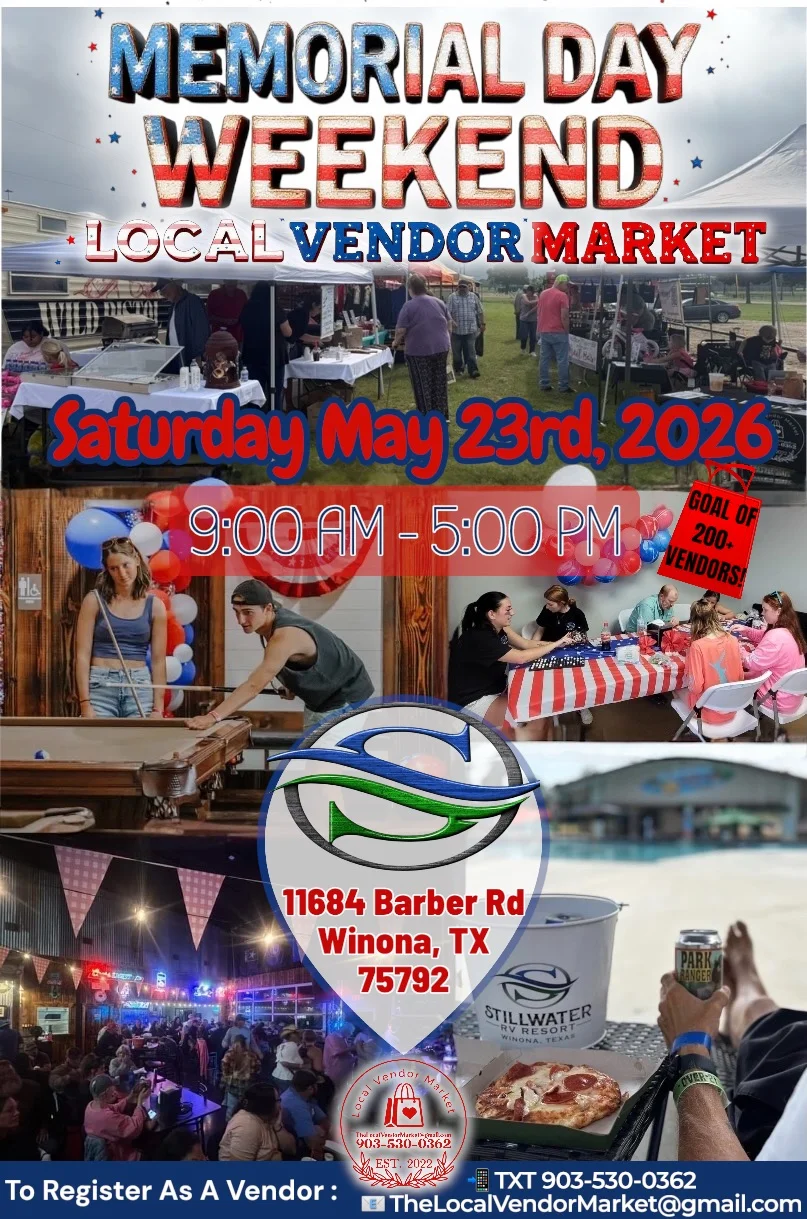 Memorial Day Weekend LVM 05/23/26 - WINONA TX