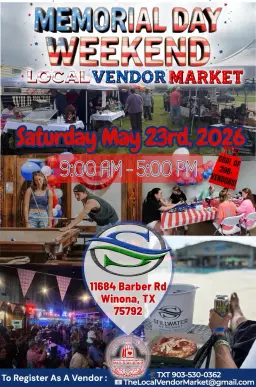 Memorial Day Weekend LVM 05/23/26 - WINONA TX