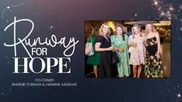 Runway for Hope Lunch and Fashion Show
