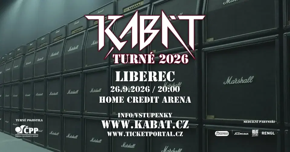 Liberec - Kabát Turné 2026