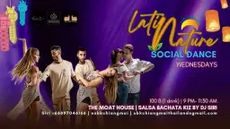 WED Latin Nature Social Dance | Salsa Bachata Kiz | 100 B Entry (1 drink included)
