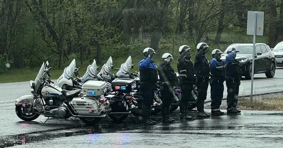 Honor Bus Motorcycle Escort