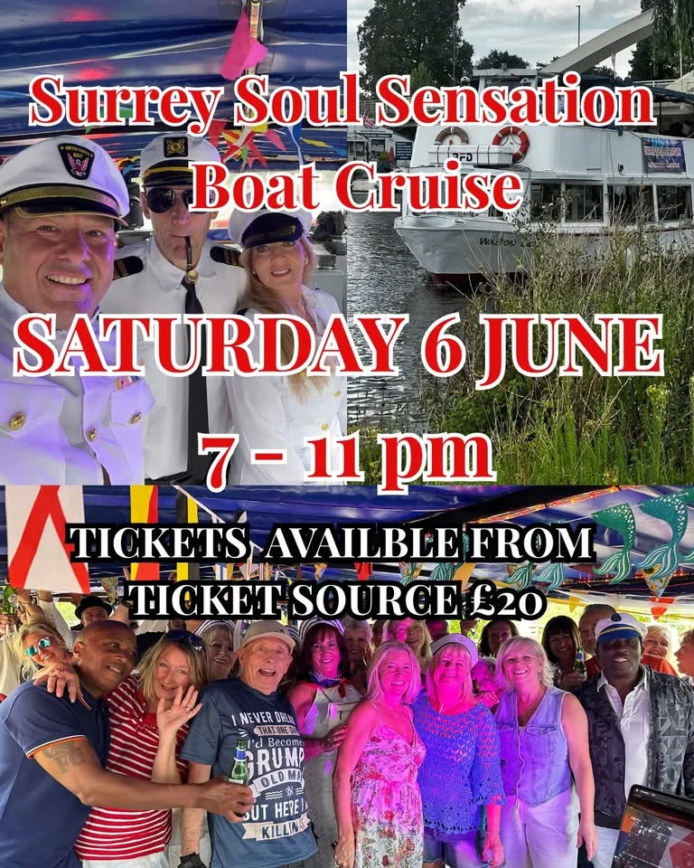 SOUL BOAT CRUISE SURREY SOUL SENSATION