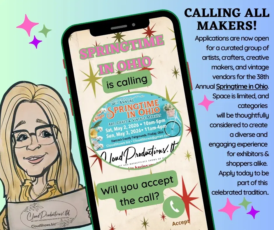 Springtime in Ohio...Art, Craft & Vintage Market