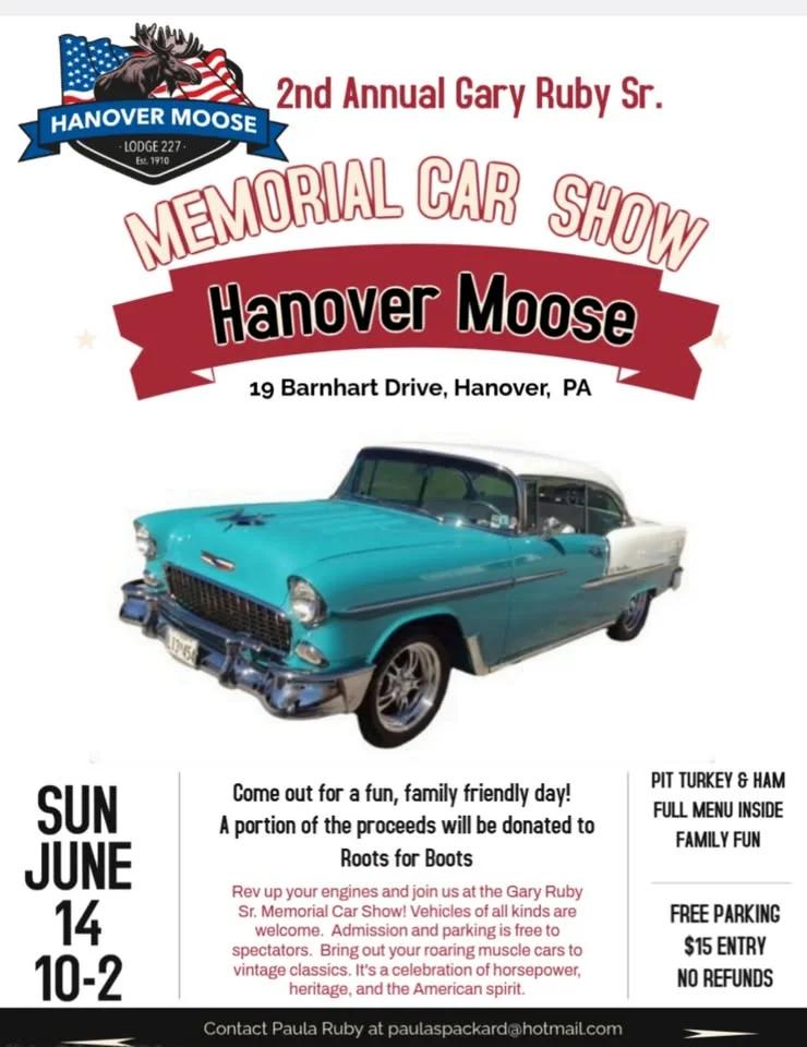 2nd. Annual Gary Ruby Sr. Memorial Car Show