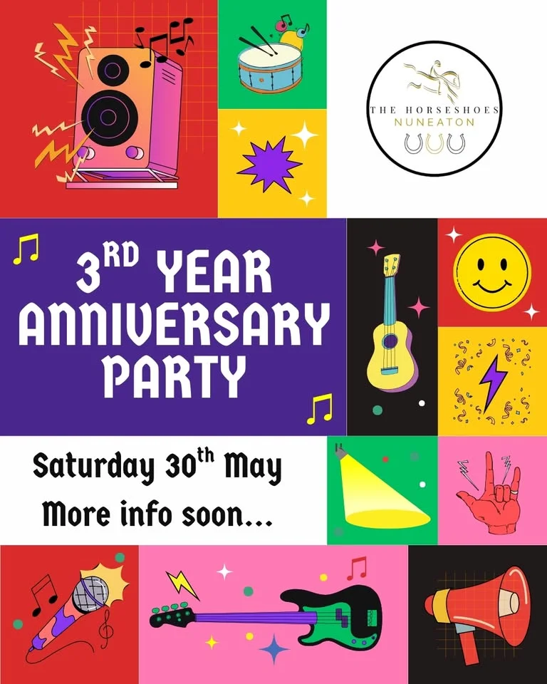 3rd Year Anniversary Party @ The Horseshoes Nuneaton