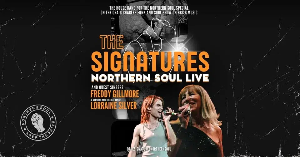 SOUTHEND: The Signatures, Northern Soul Live with Lorraine Silver