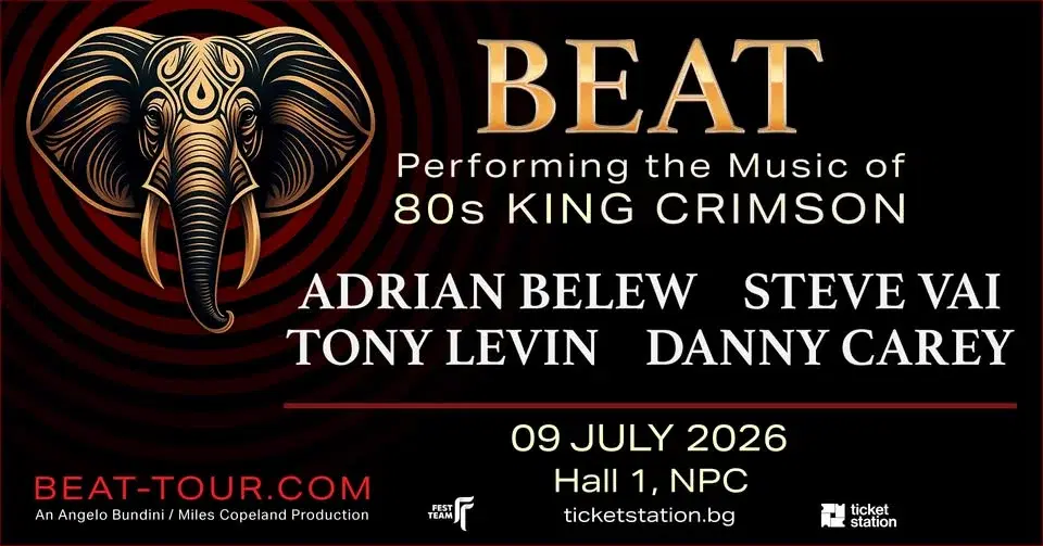 BEAT: King Crimson Celebration Show | 09.07.2026 | Hall 1, NDK