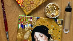 Inspired by Klimt – Gold, Texture & Expression