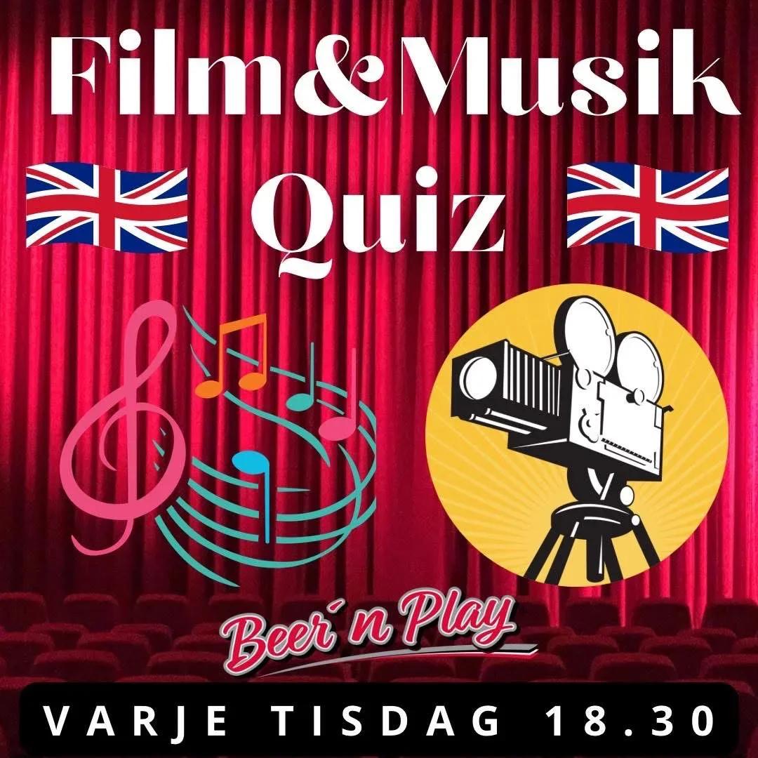 🎬🎶 Film & MusikQuiz på Engelska – Beer'n Play 🍻🇬🇧