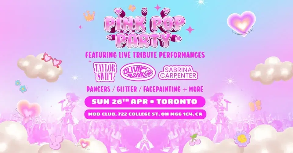 The Pink Pop Party Is Coming To Toronto!