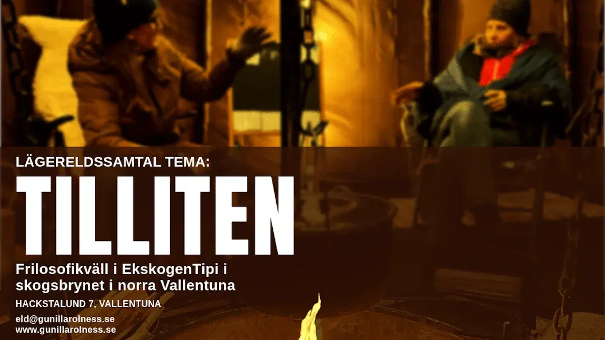 Varmprat & matlagning kring lägerelden - tema Tilliten