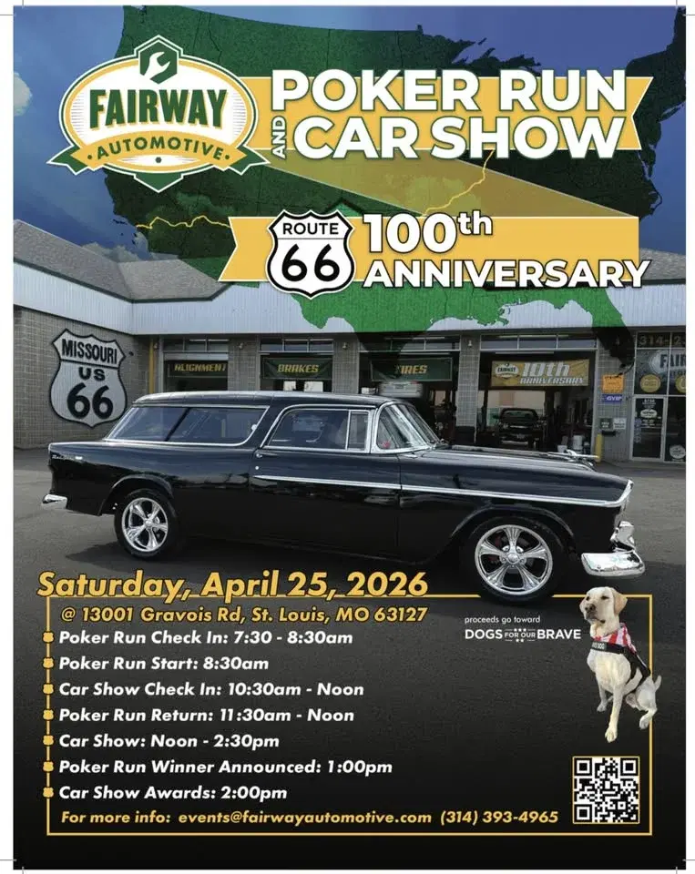 Fairway Automotive’s Route 66 Poker Run & Car Show to benefit Dogs for our Brave!