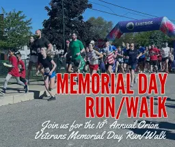 10th Annual Orion Veterans Memorial Day Run/Walk