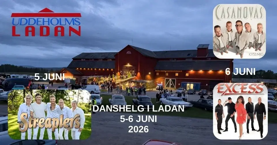 Danshelg i Uddeholmsladan 5-6 juni 2026