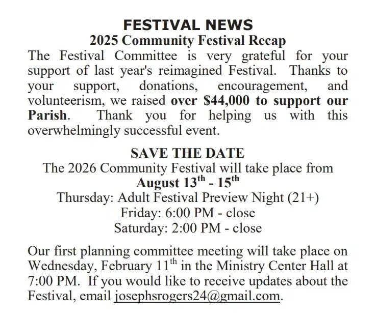 2026 Community Festival