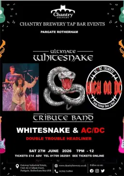 Ultimate Whitesnake & High on DC (ACDC Tribute) live at Chantry Brewery Tap, Rotherham