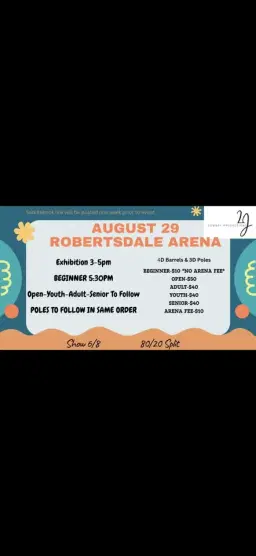 Show 6/8 $300 Added 4D Barrel Race