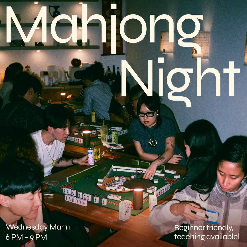 Mahjong Night (Beginner friendly!)