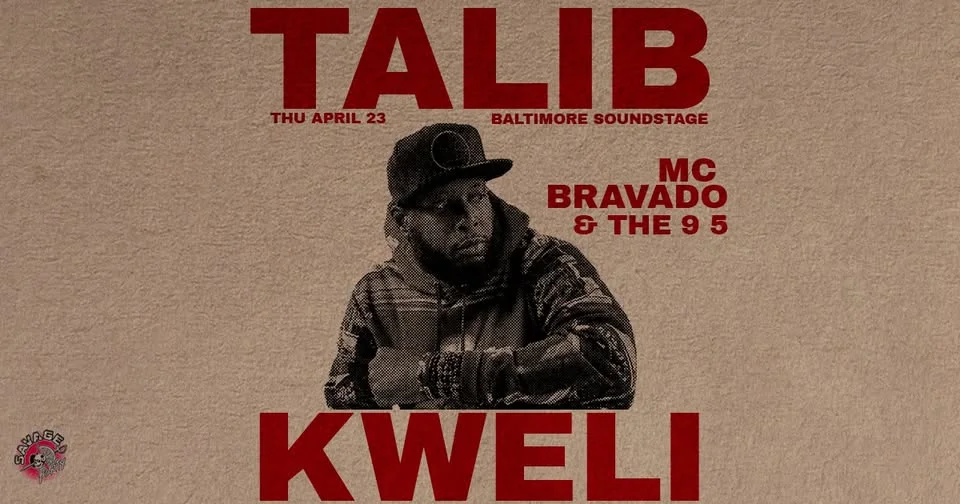 Talib Kweli w/ MC Bravado at Baltimore Soundstage on 4/23