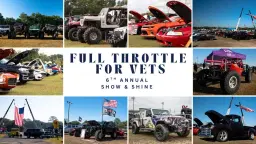 Full Throttle for Vets: 6th Annual Show & Shine