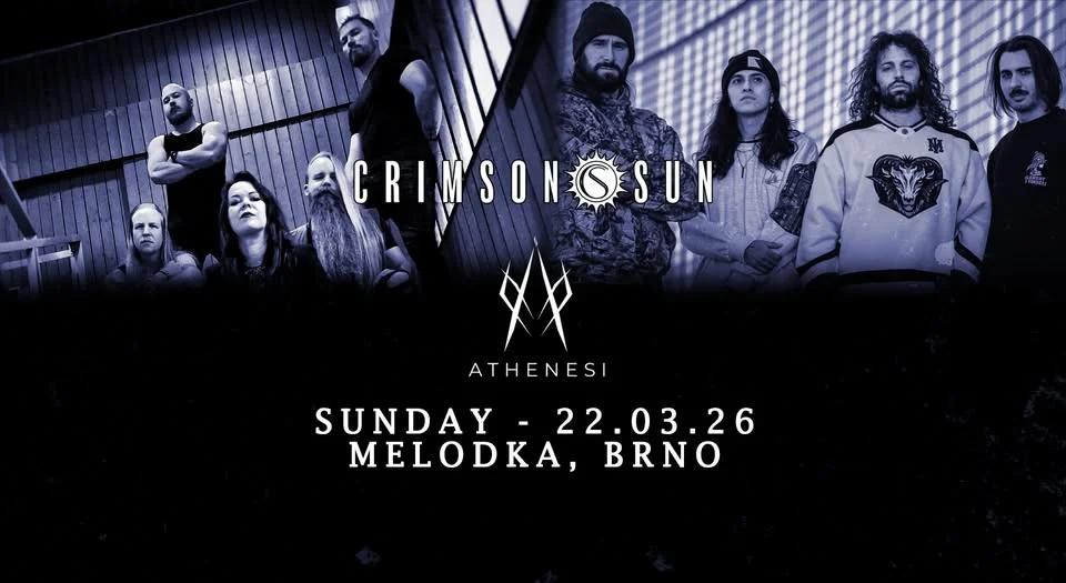 Crimson Sun (FIN) & Athenesi (ITA) @ Melodka, Brno
