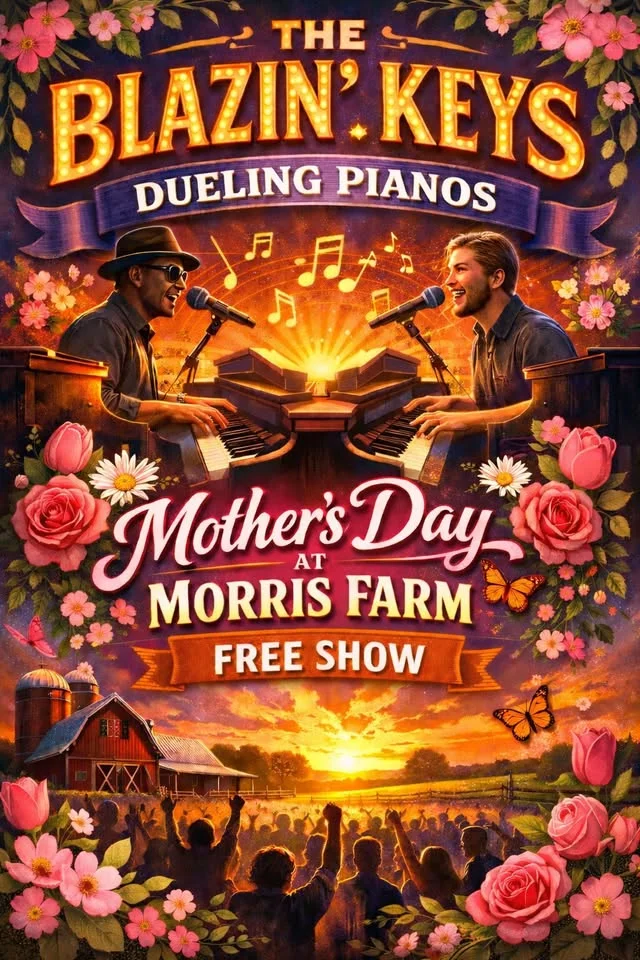 The Blazin’ Keys Dueling Pianos Mothers Day on the Farm