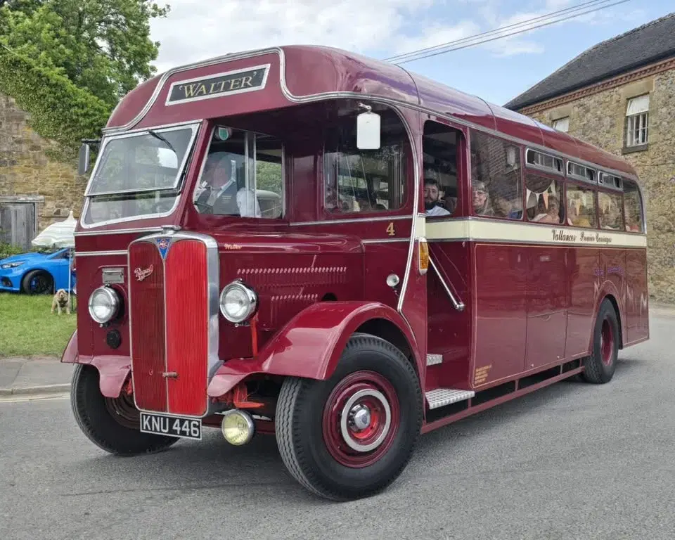 Wine tasting and Ploughman’s Lunch on a steam train —Vintage Bus trip