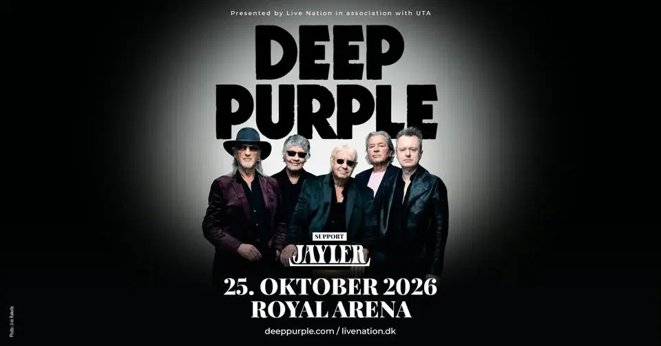 Deep Purple / Royal Arena 25. oktober 2026
