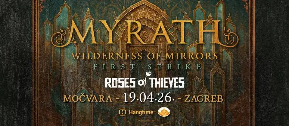 Orijentalni progressive metalci MYRATH premijerno u Hrvatskoj! Gosti: Roses Of Thieves
