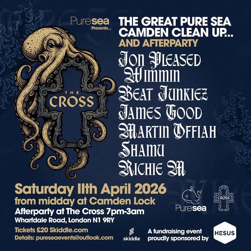 Pure Sea Great Camden Clean Up @The Cross