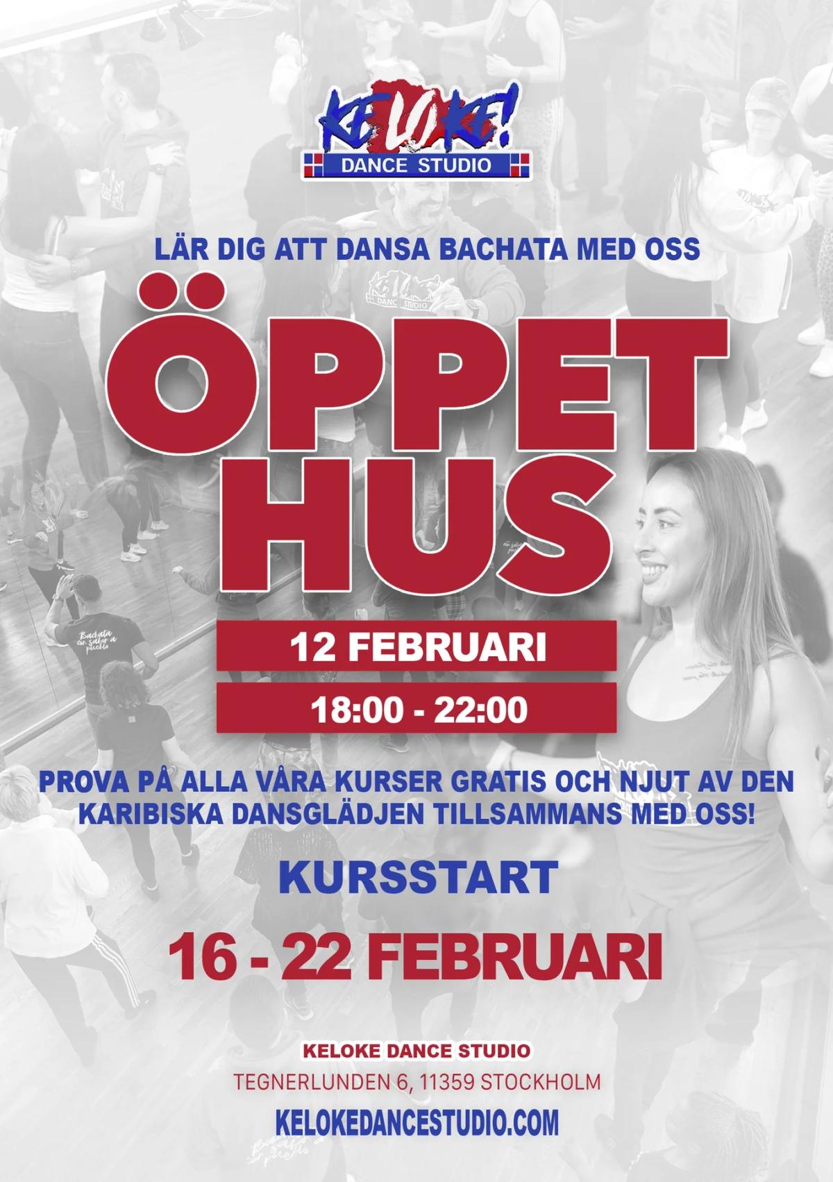 Öppet Hus på Keloke Dance Studio 12e februari!