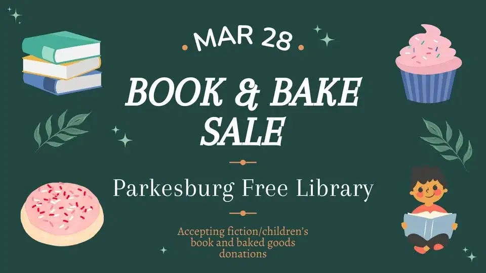 Book & Bake Sale at Parkesburg Free Library