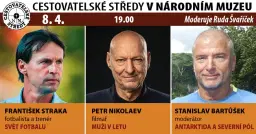 Cestovatelské středy v NM: Straka, Nikolajev, Bartůšek