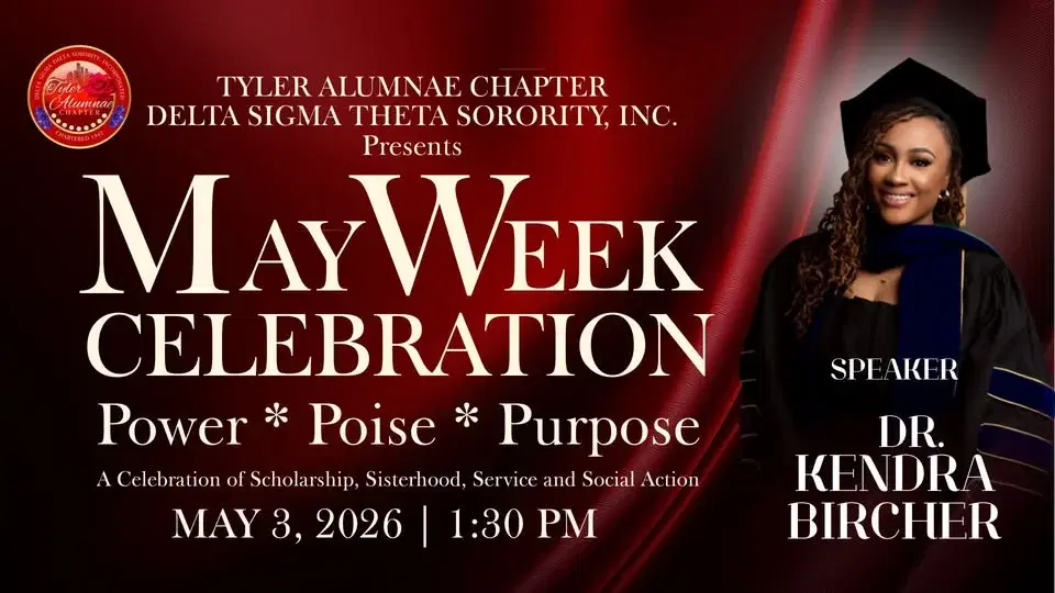 Tyler Alumnae Chapter Delta Sigma Theta Sorority, Inc May Week Celebration