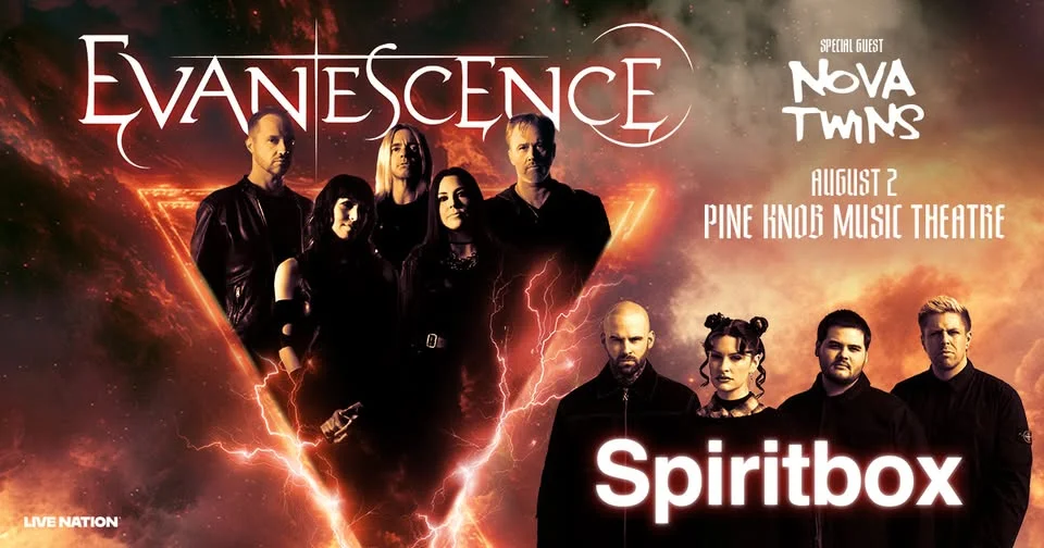 Evanescence 2026 World Tour with Spiritbox and Nova Twins