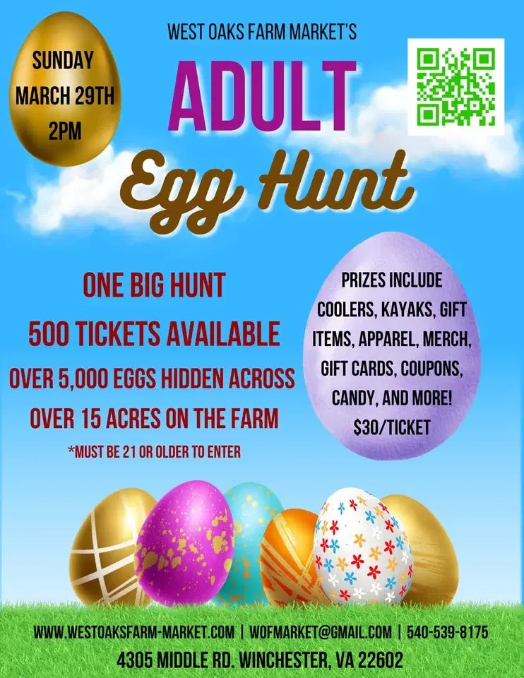 West Oaks 7th Annual Adult Egg Hunt