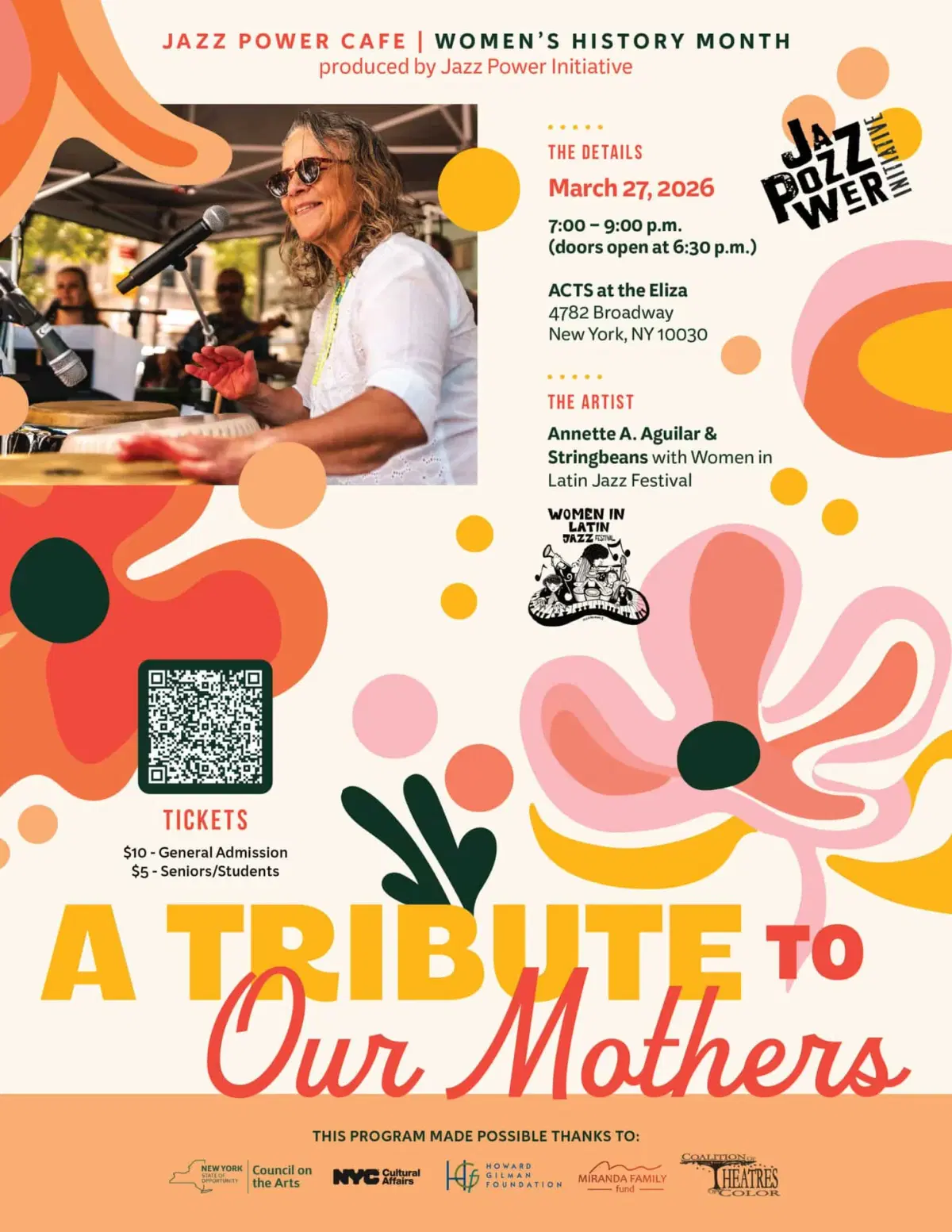 Jazz Power Initiative: Tribute to Our Mothers – Annette A. Aguilar & StringBeans