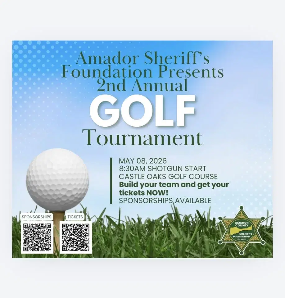 2nd Annual Amador County Sheriff’s Foundation Golf Tournament
