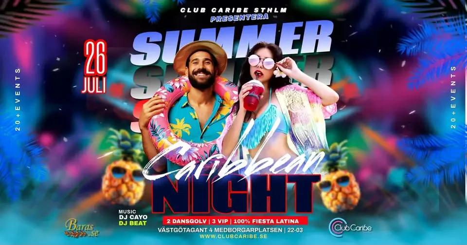 đŽ Caribbean Summer Party Night pĂ„ Södermalm! đ¶đč