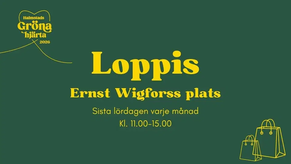 Loppis på Ernst Wigforss plats